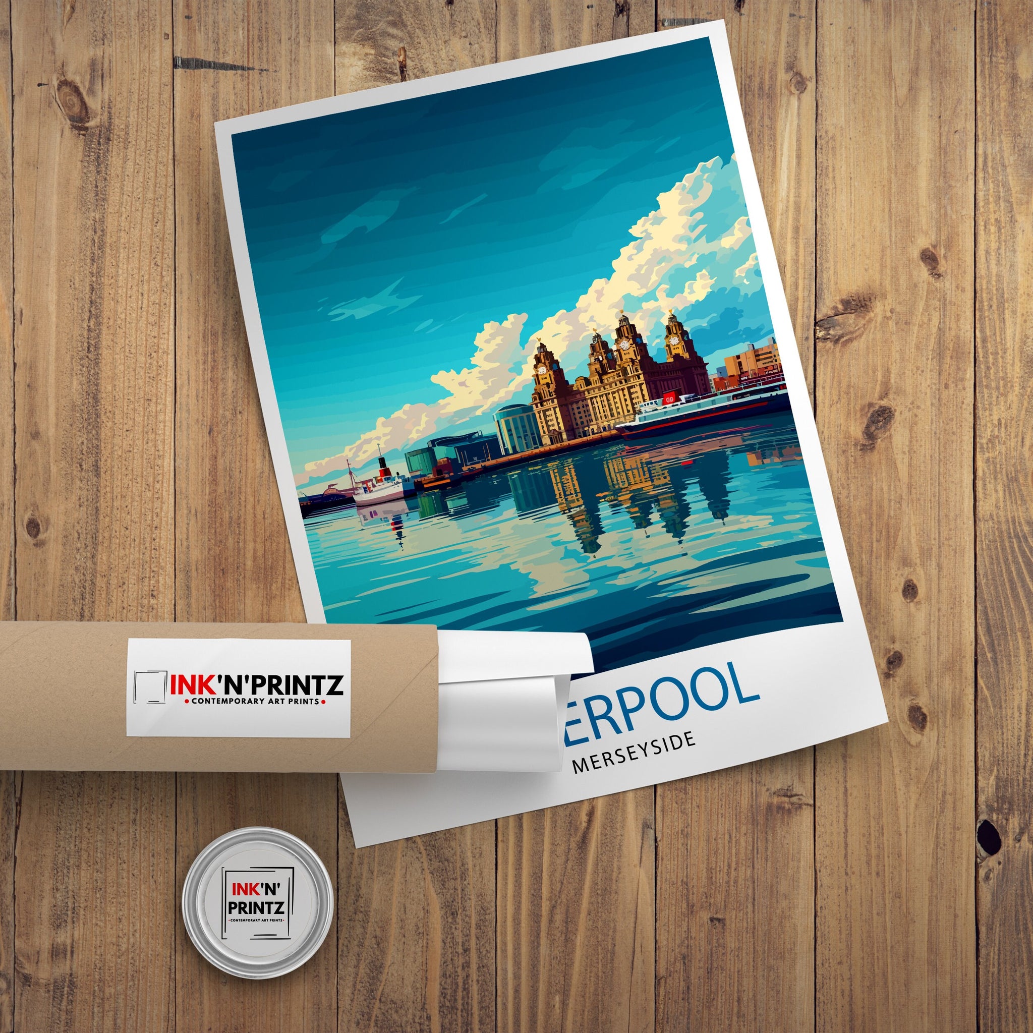 Liverpool Travel Print Liverpool Wall Art Liverpool Home Decor Liverpool Cityscape Illustration Gift For Liverpool Lovers England Travel