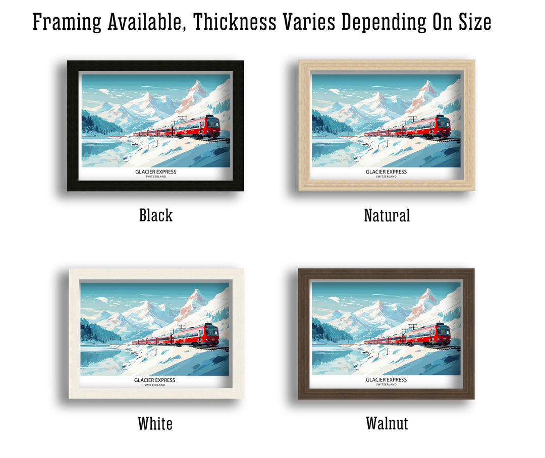 Glacier Express Train Print