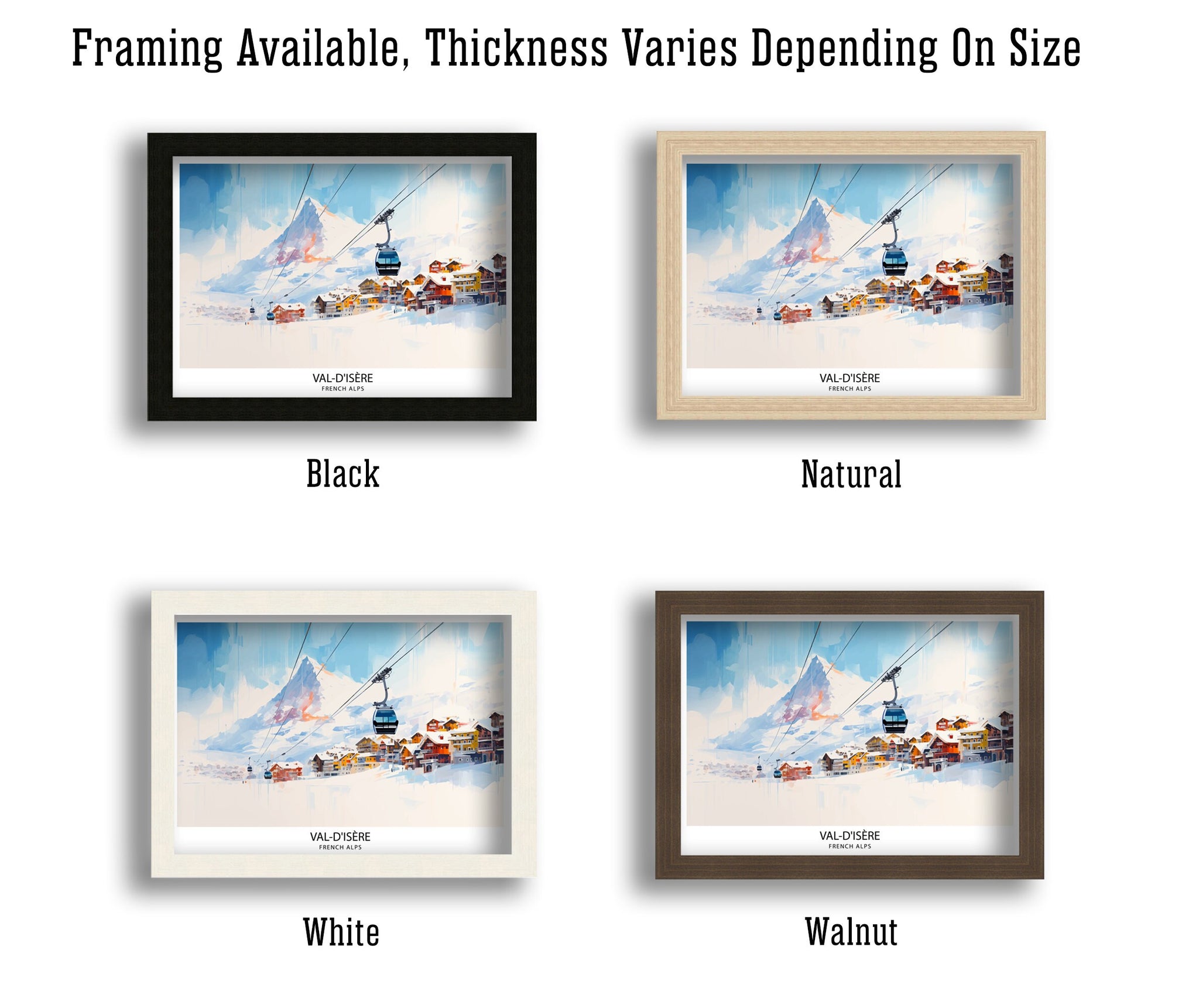 Val d'isere Travel Print | Ski Poster| Travel Poster| Ski Print| Val Di'sere Poster| French Alps| Skiing| Skiing Wall Art| Skiing Poster