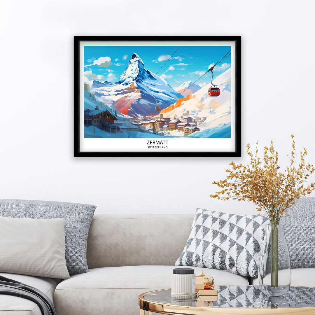 Zermatt Travel Poster