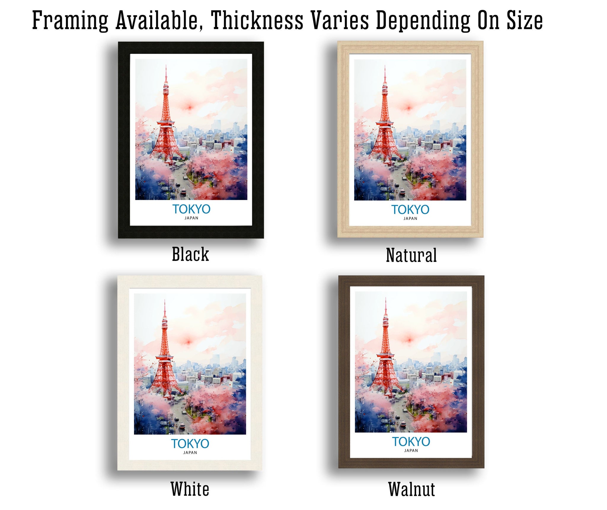 Tokyo Japan Travel Print Tokyo Wall Decor Tokyo Poster Japan Travel Prints Tokyo Art Print Tokyo Illustration Tokyo Wall Art