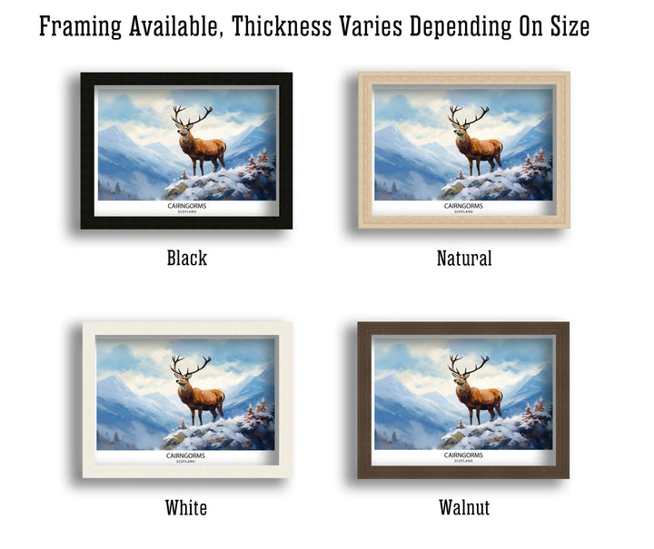 Cairngorms National Park Travel Print National Park Scotland Cairngorms Print Travel Poster Scottish Highlands Cairngorms Poster