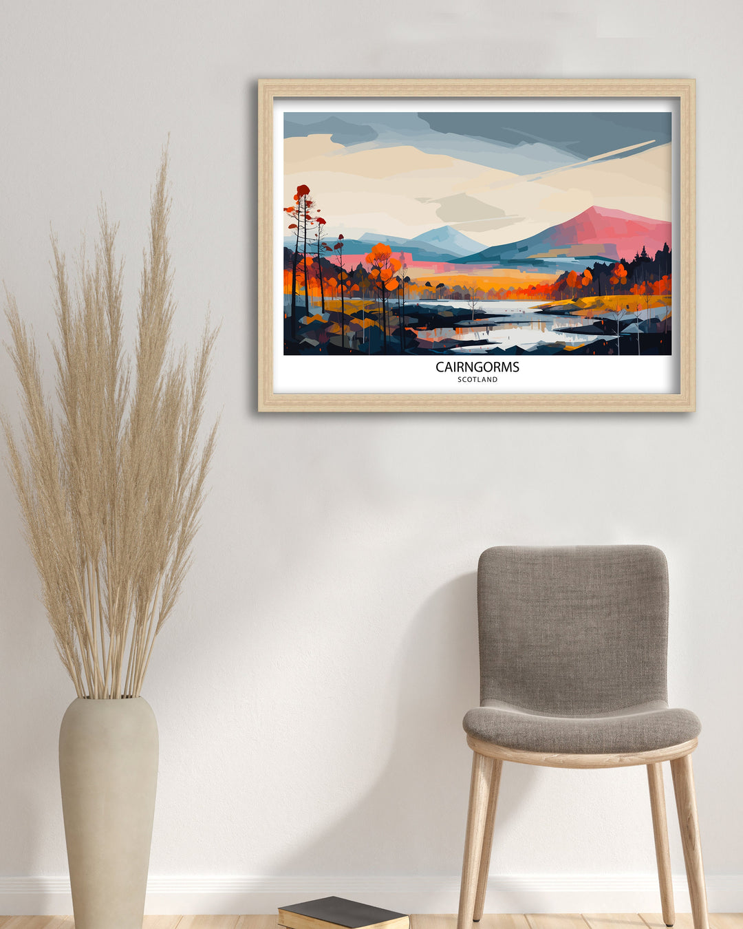 Cairngorms National Park Travel Print National Park Scotland Cairngorms Print Travel Poster Scottish Highlands Cairngorms Poster