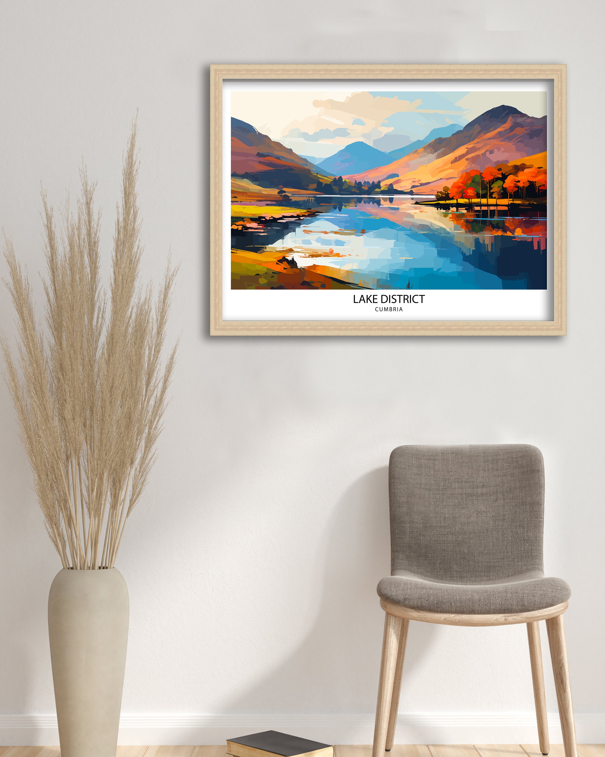 Lake District Travel Print | Lake District Print | Lake District Art | Lake District Poster | The Lake District | Travel Print