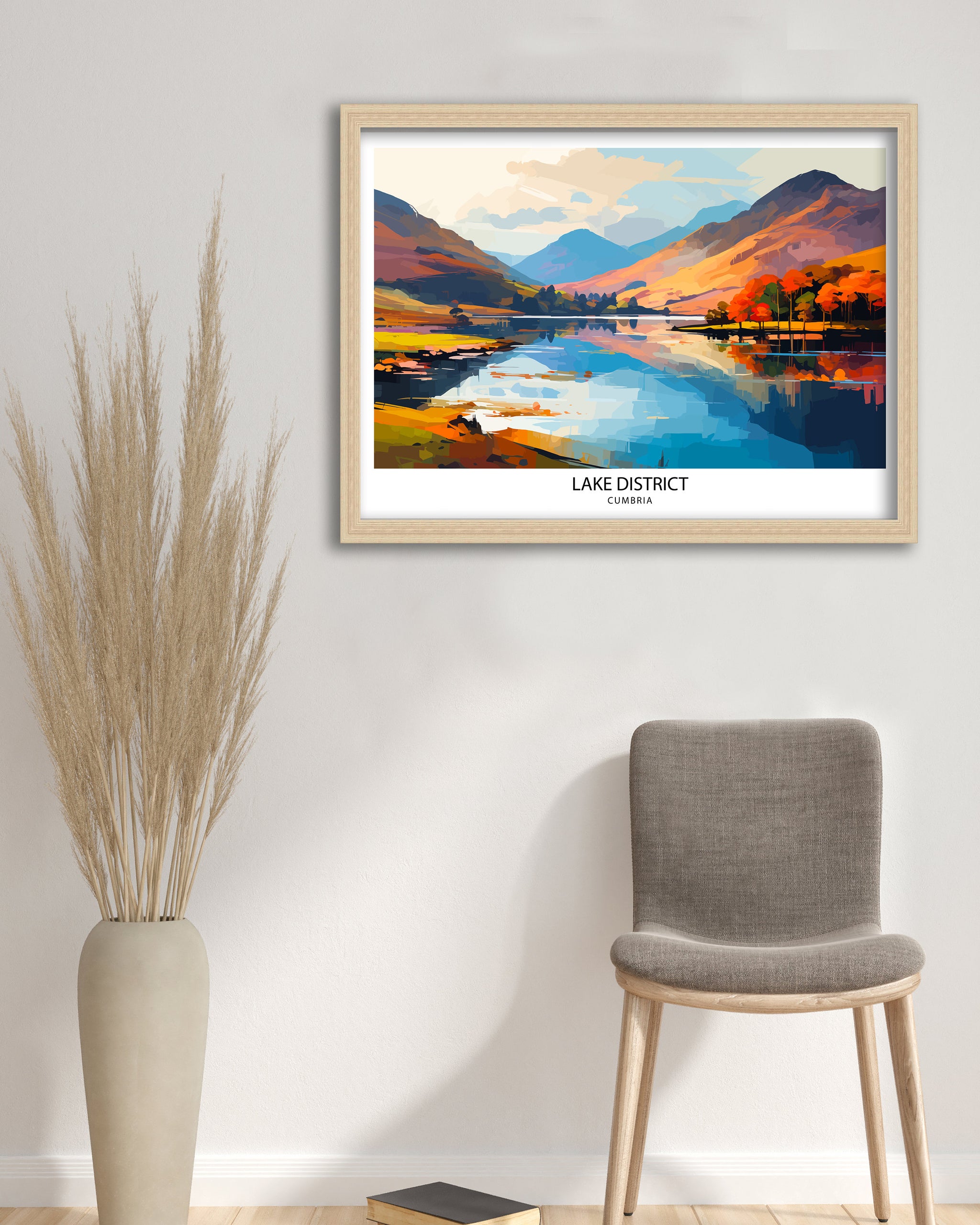 Lake District Travel Print | Lake District Print | Lake District Art | Lake District Poster | The Lake District | Travel Print