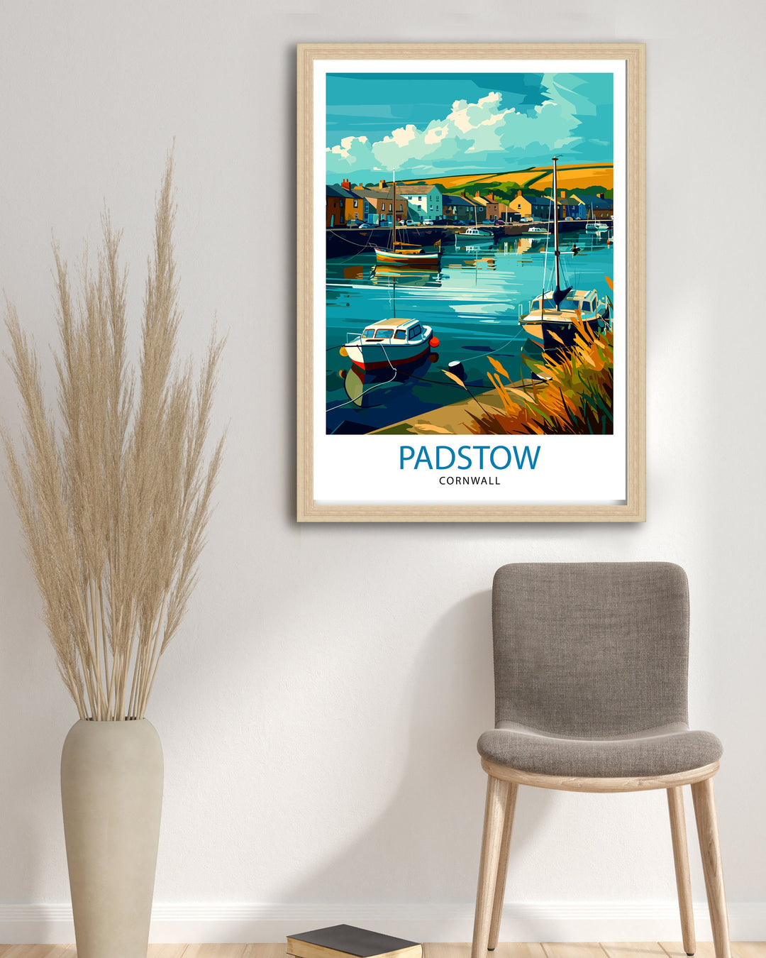 Padstow Cornwall Travel Poster Padstow