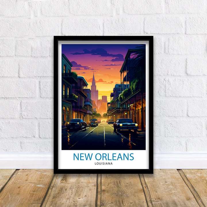 New Orleans Travel Poster