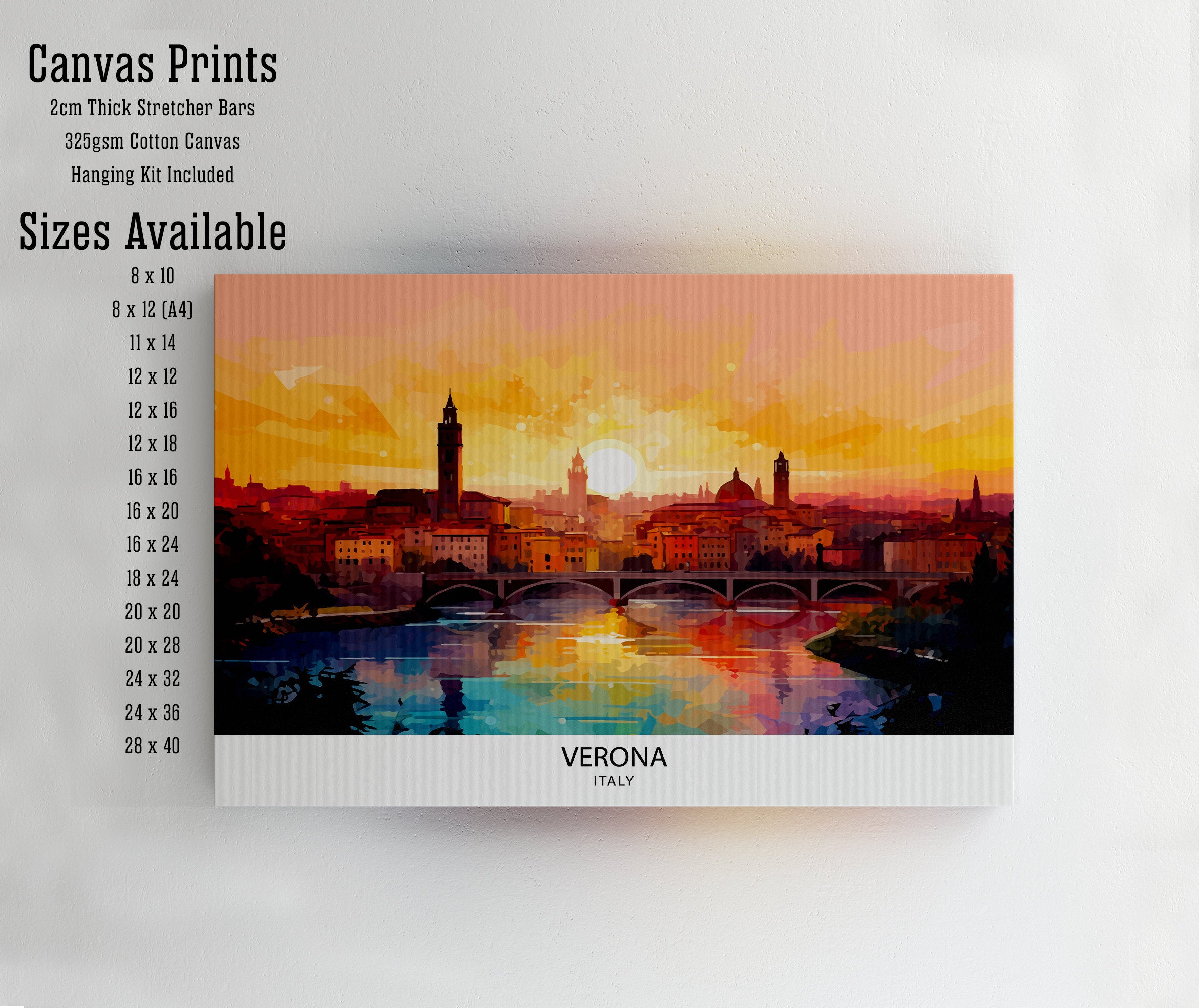 Verona Travel Print Verona Wall Decor Verona Home Living Decor Verona Italy Illustration Travel Poster Gift For Verona