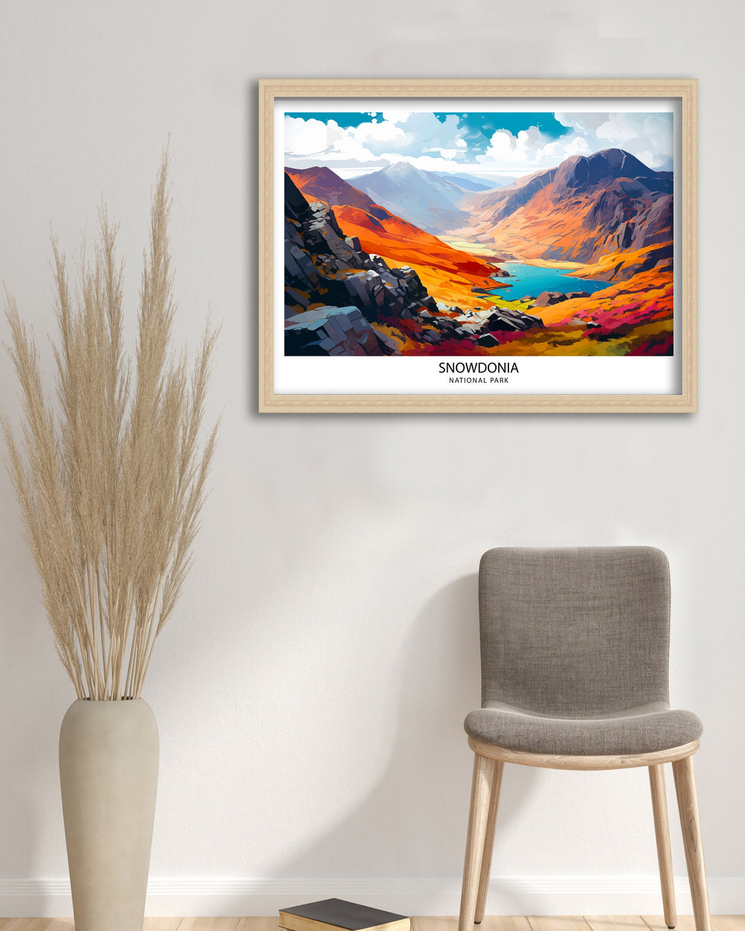 Snowdonia Travel Poster