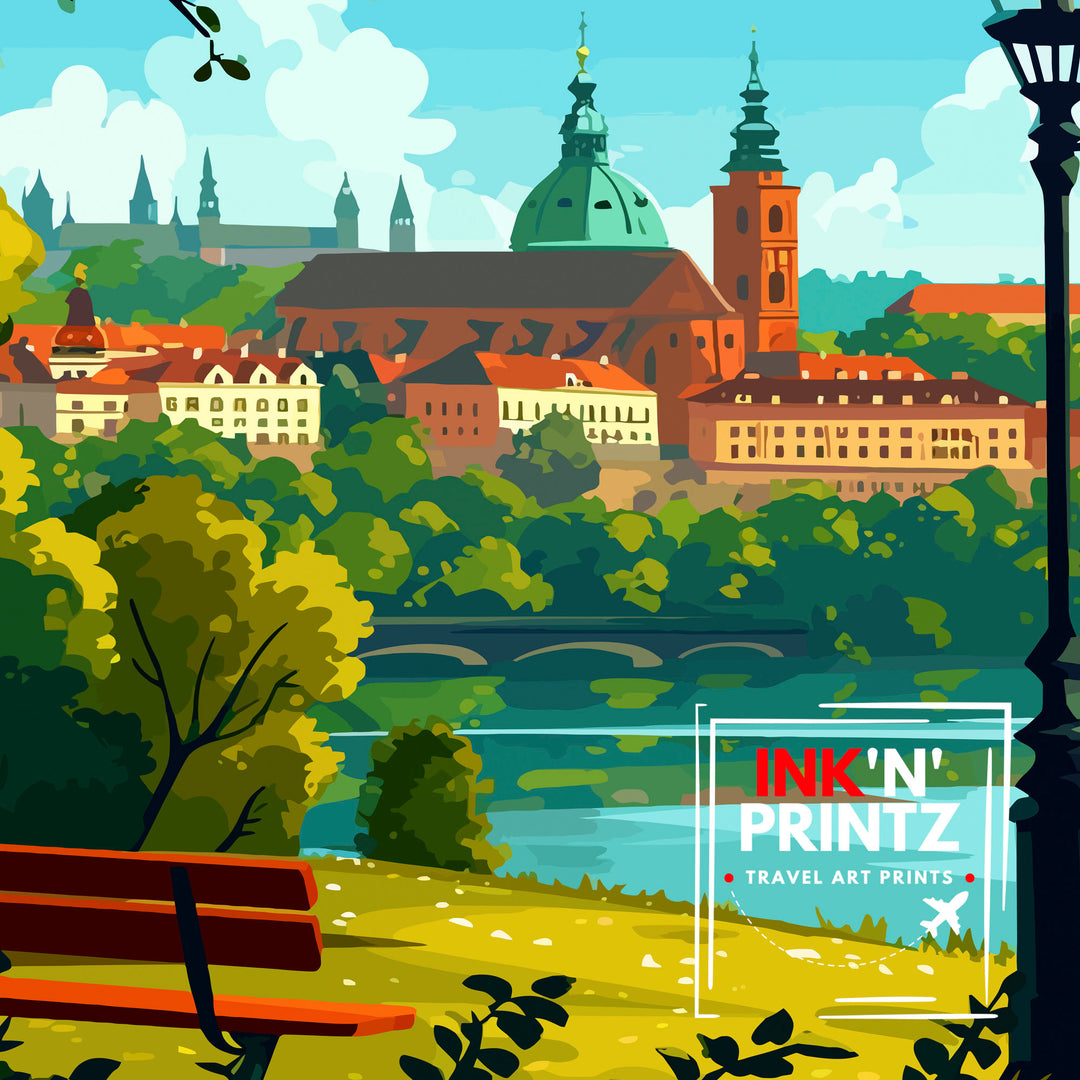 Krakow Poland Travel Poster Krakow