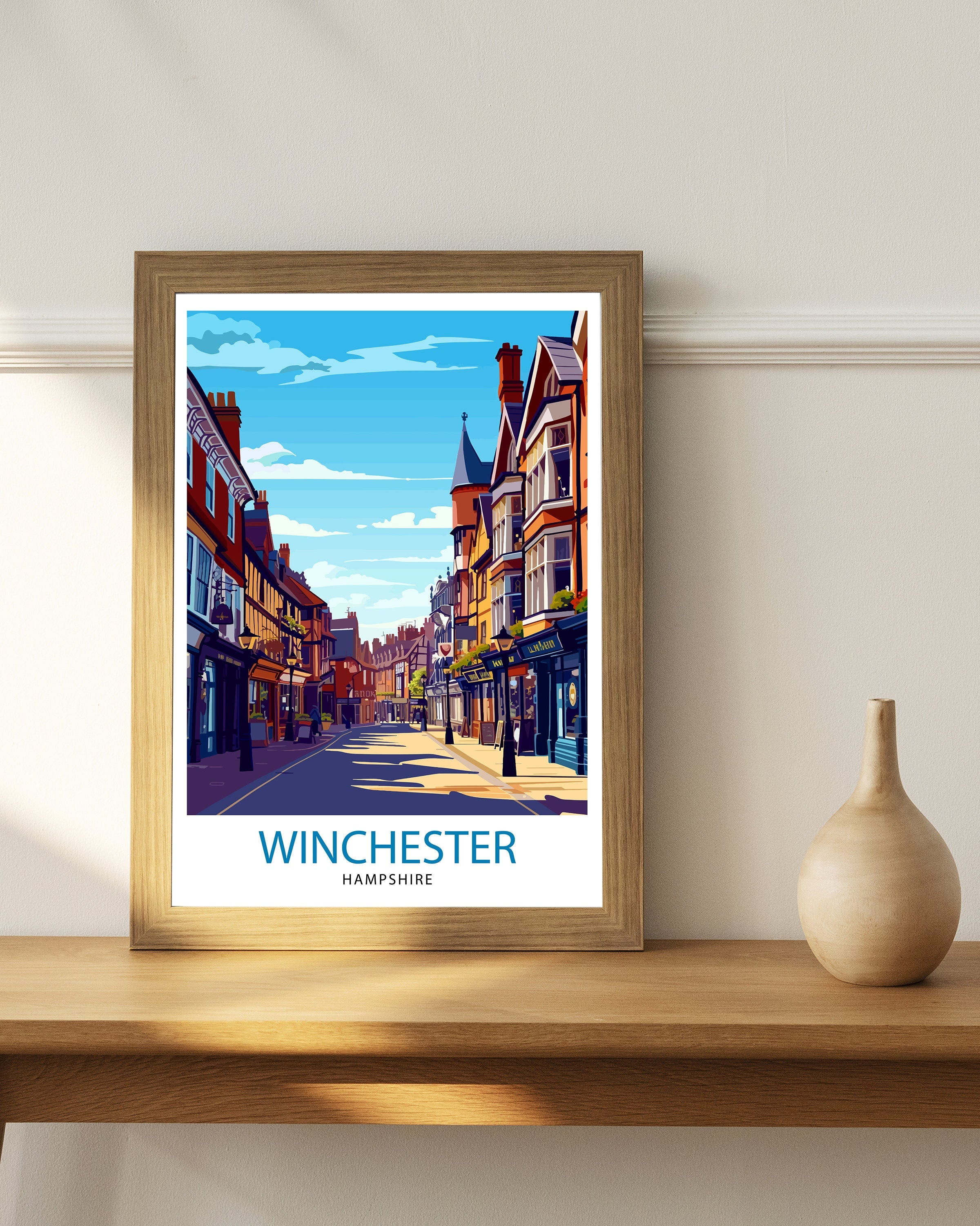 Tenby Pembrokshire Travel Poster, Art Print , Wall Art, Art Print