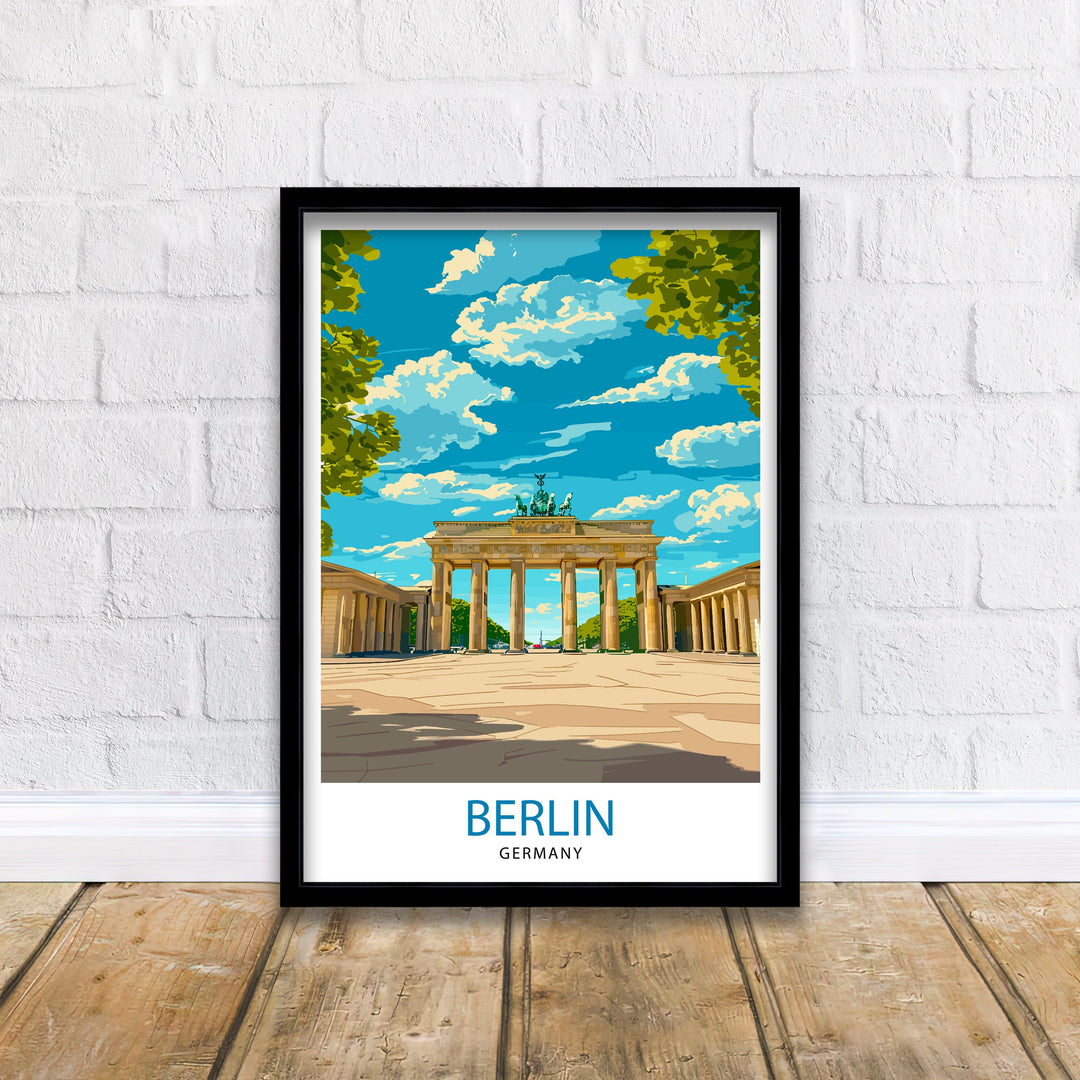 Berlin Germany Travel Poster Berlin