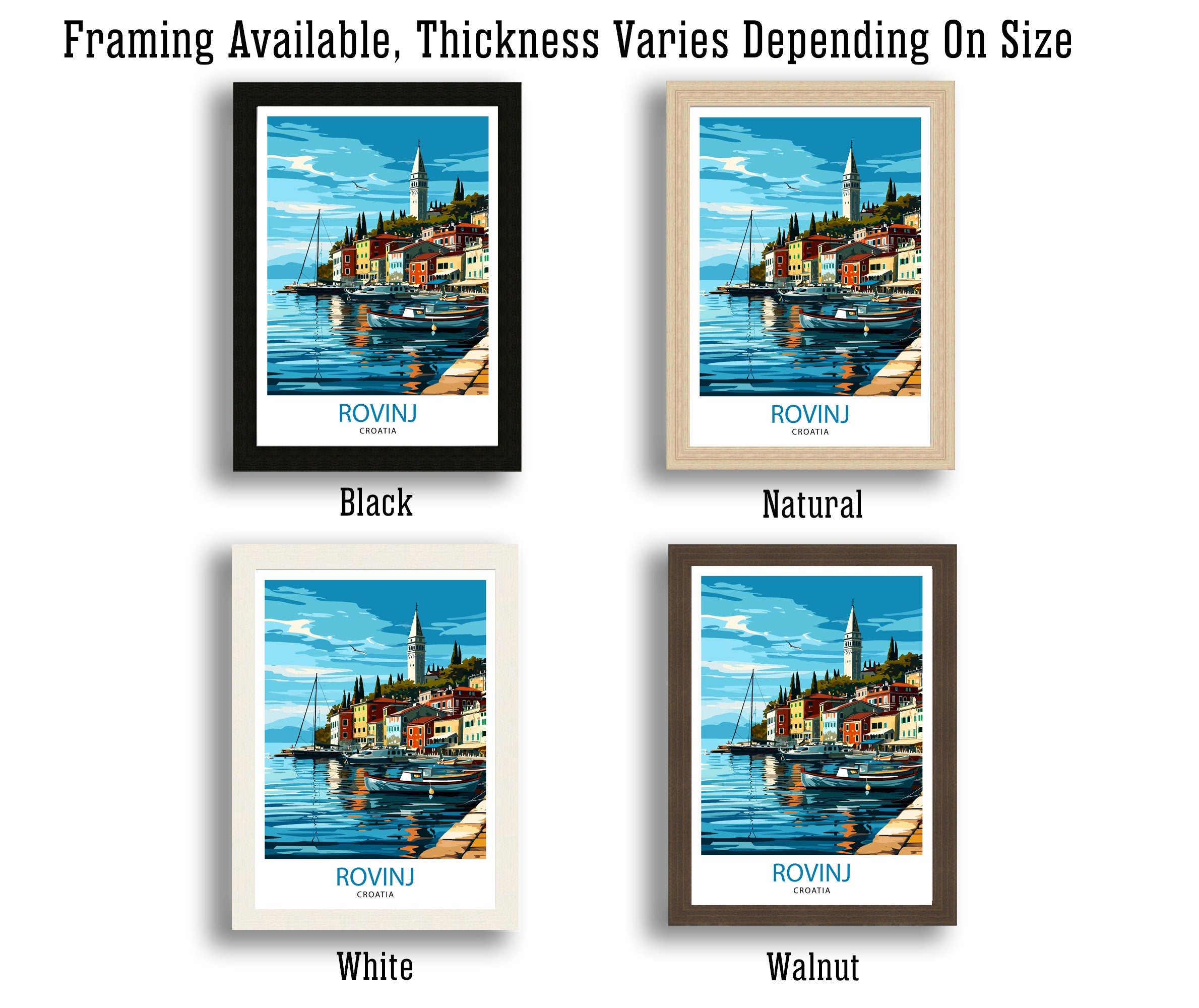 Rovinj Croatia Travel Print Rovinj Wall Art Rovinj Home Decor Croatia Travel Poster Rovinj Illustration Gift for Croatia Travel Rovinj Art