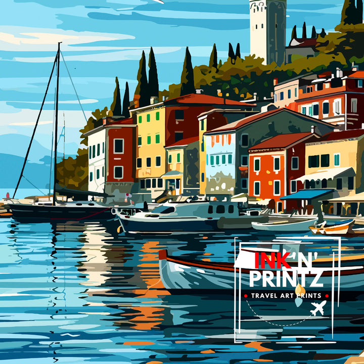 Rovinj Croatia Travel Poster Rovinj Wall Art Rovinj Home Decor Croatia Travel Poster Rovinj Illustration Gift for Croatia Travel Rovinj Art