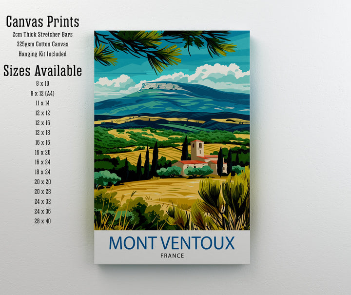 Mount Ventoux France Poster Provence Iconic Mountain