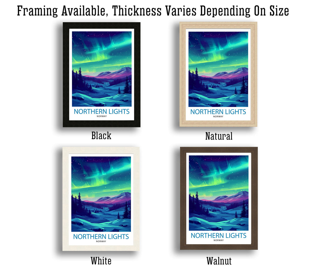 Northern Lights Aurora Borealis Travel Print Celestial Wall Decor Night Sky Poster Aurora Borealis Travel Prints Northern Lights Art Print