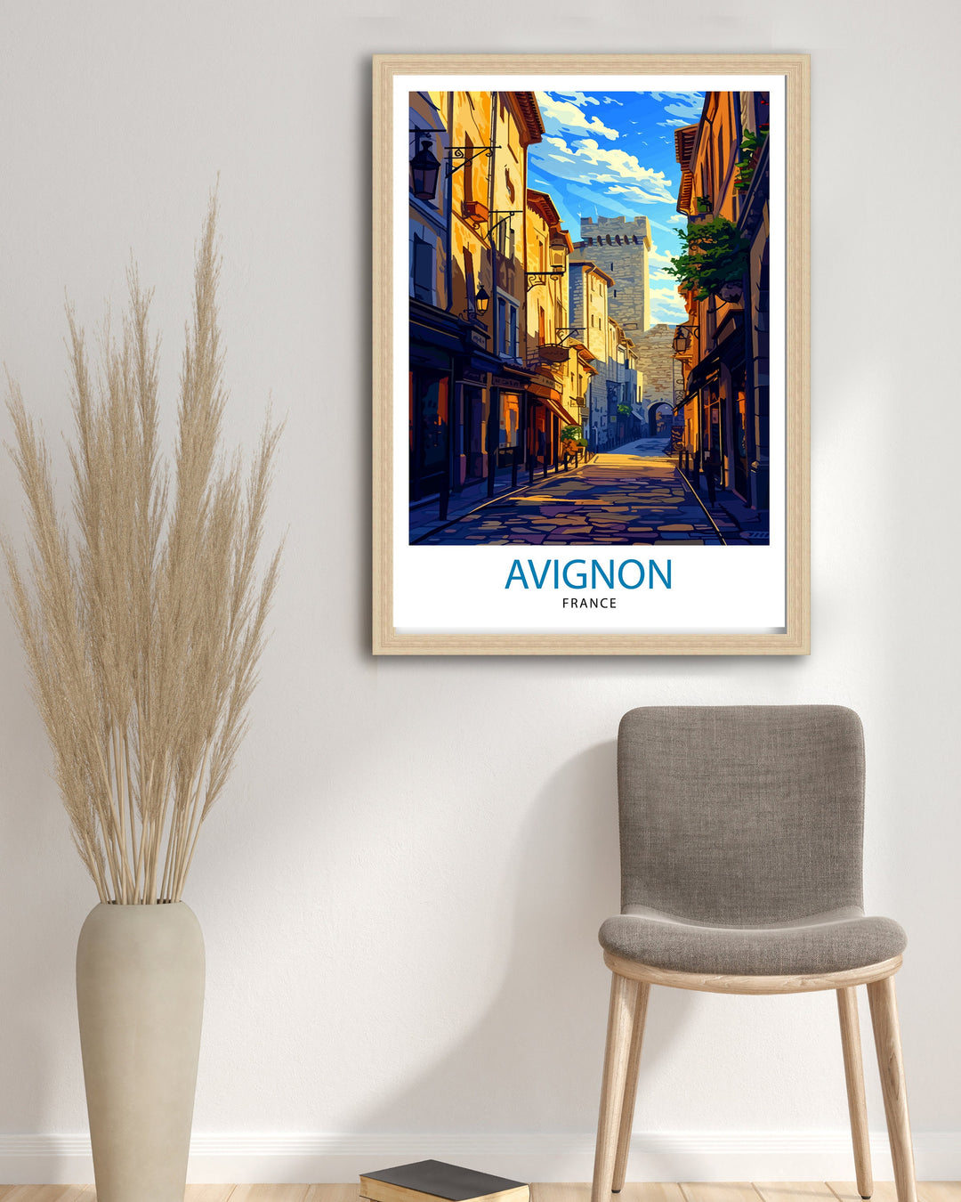 Avignon France Travel Poster , Avignon