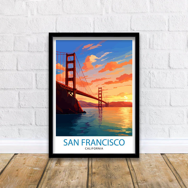 San Francisco Travel Poster