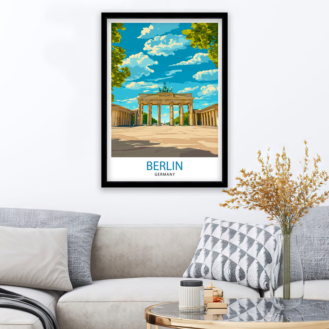 Berlin Germany Travel Poster Berlin