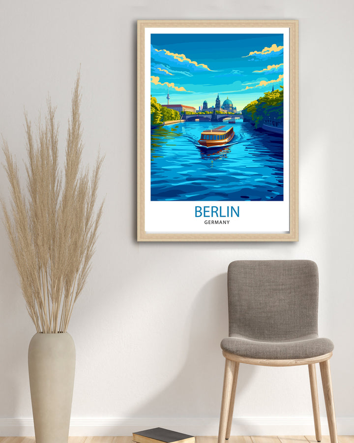 Berlin Germany Travel Poster Berlin