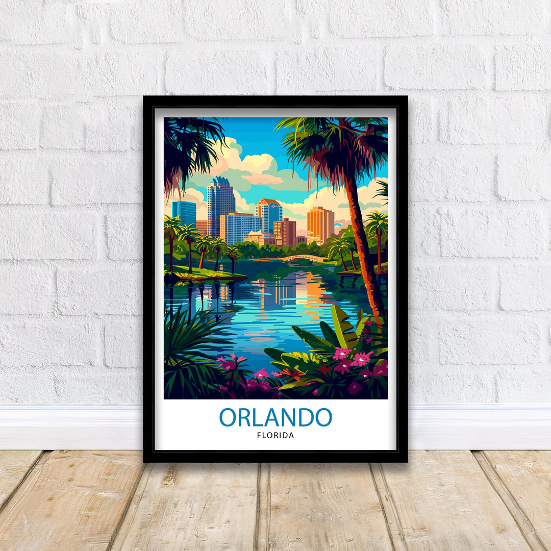 Orlando Florida Travel Poster