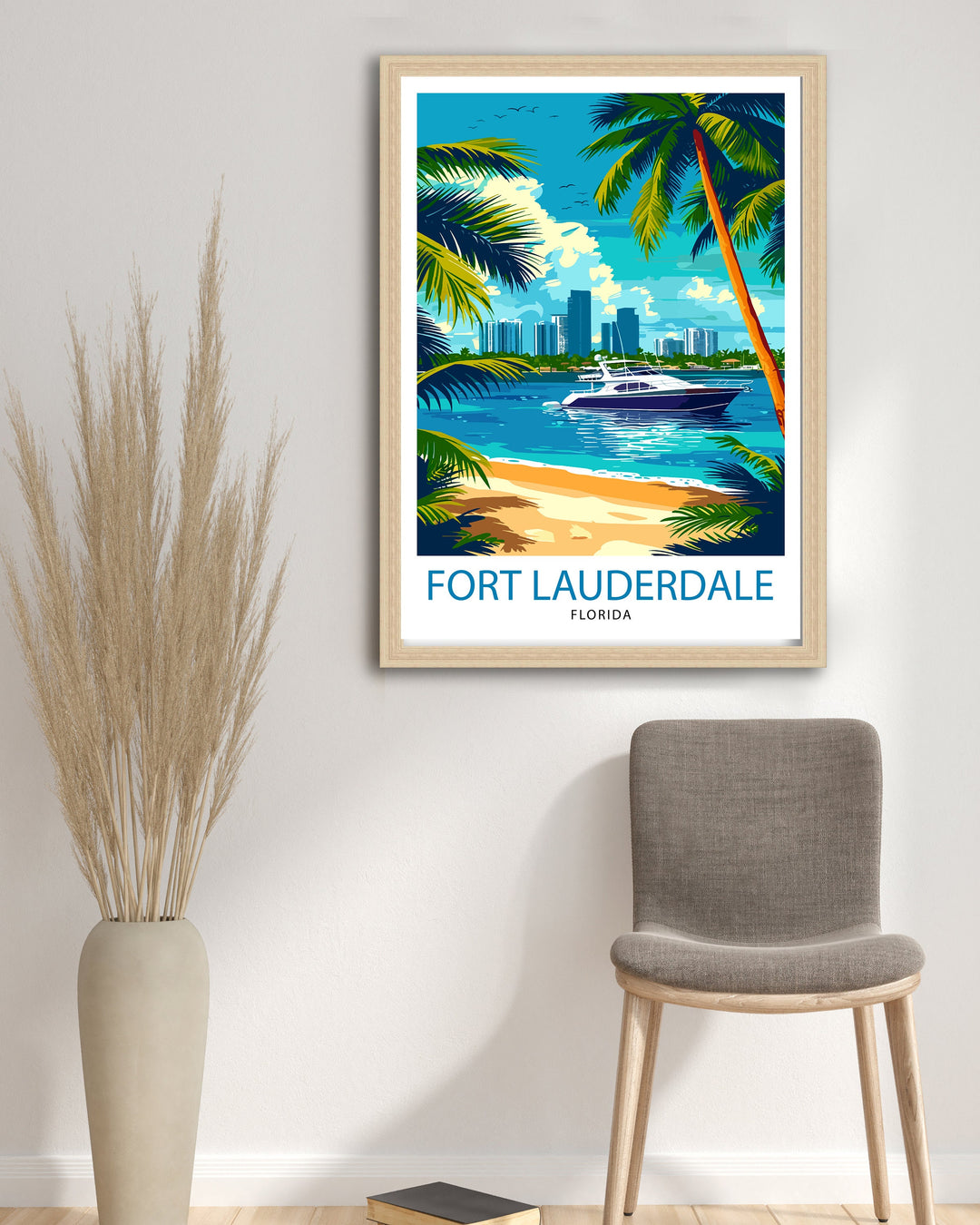 Fort Lauderdale Travel Poster Fort Lauderdale