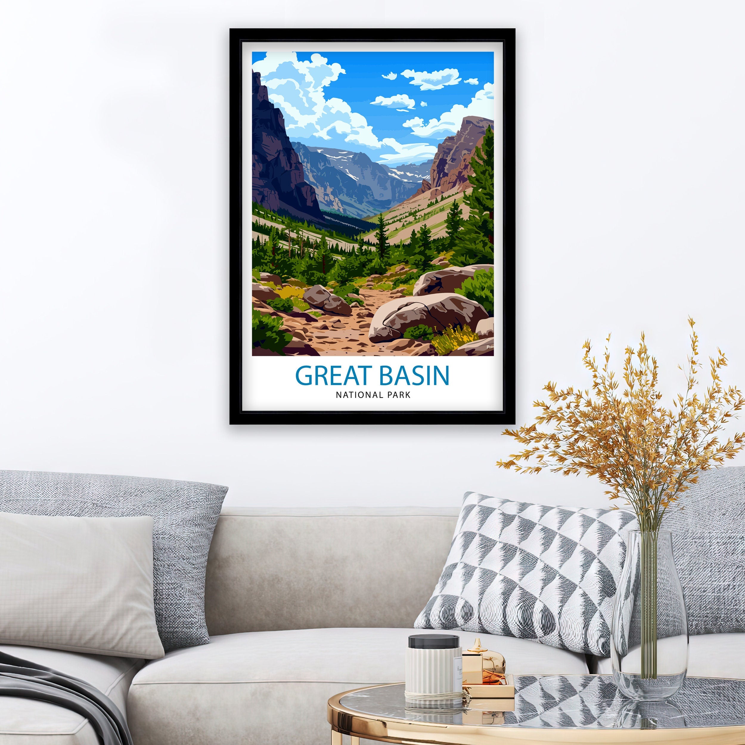 Great Basin National Park Print | Nevada Travel Poster