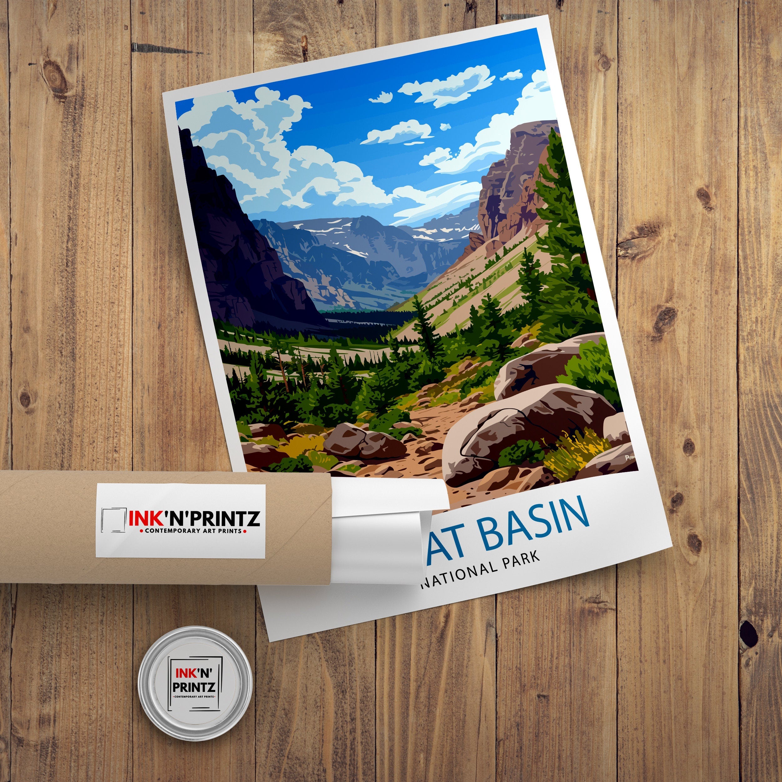 Great Basin National Park Print | Nevada Travel Poster