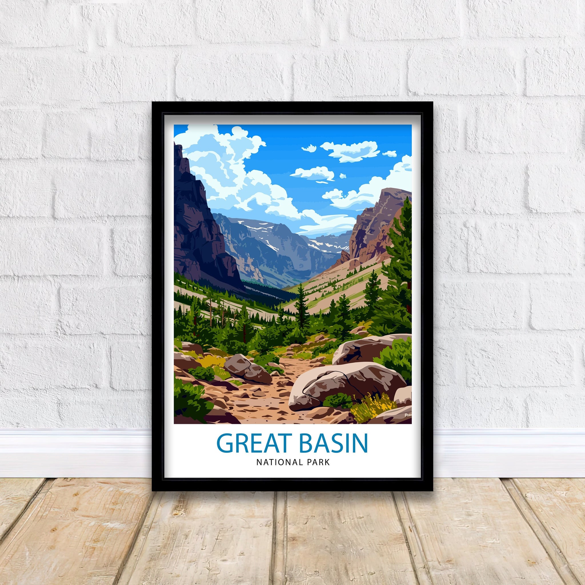 Great Basin National Park Print | Nevada Travel Poster