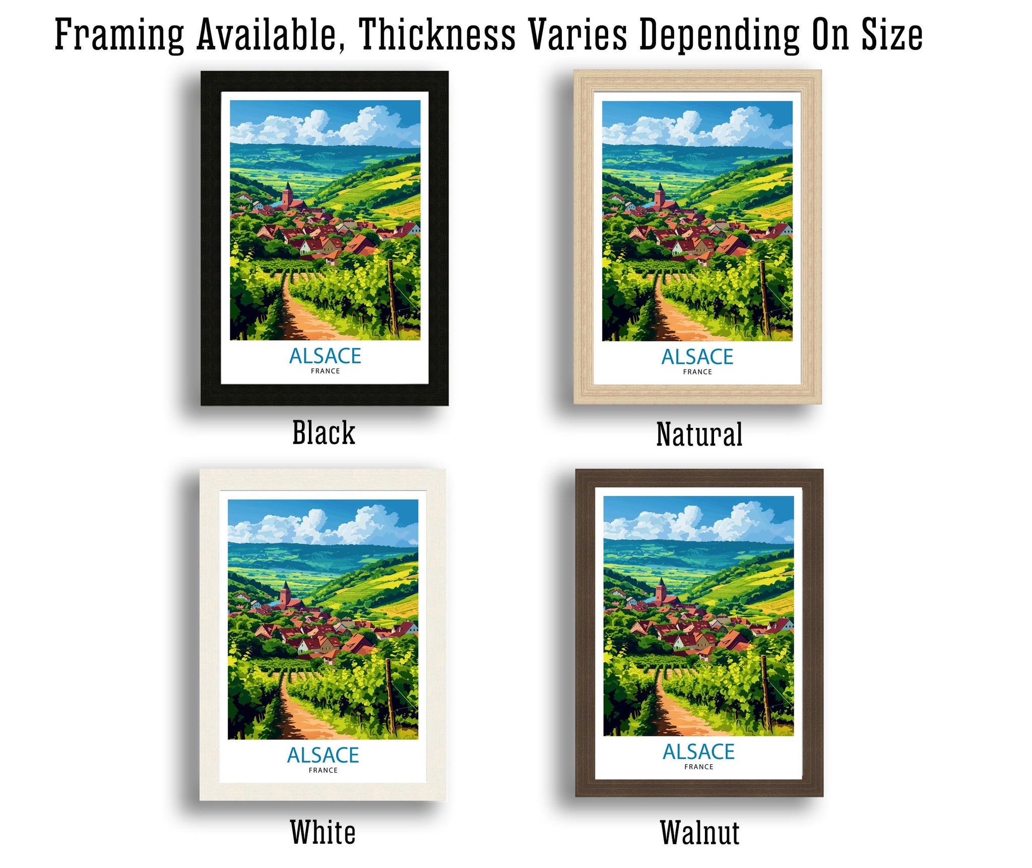 Alsace France Travel Print Alsace Wall Art Alsace Home Decor Alsace Illustration Travel Poster Gift for Alsace France Home Decor