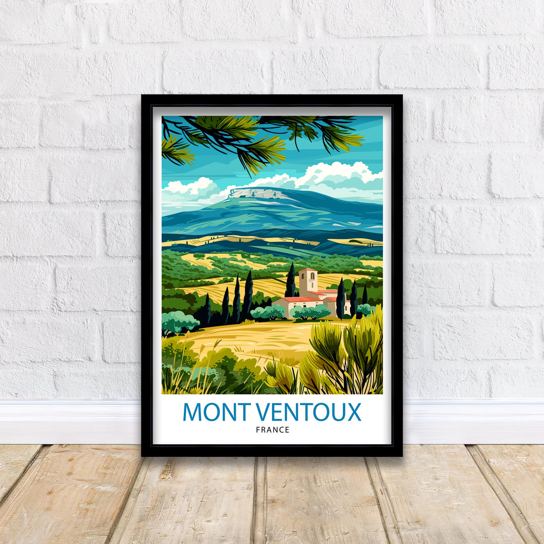 Mount Ventoux France Poster Provence Iconic Mountain