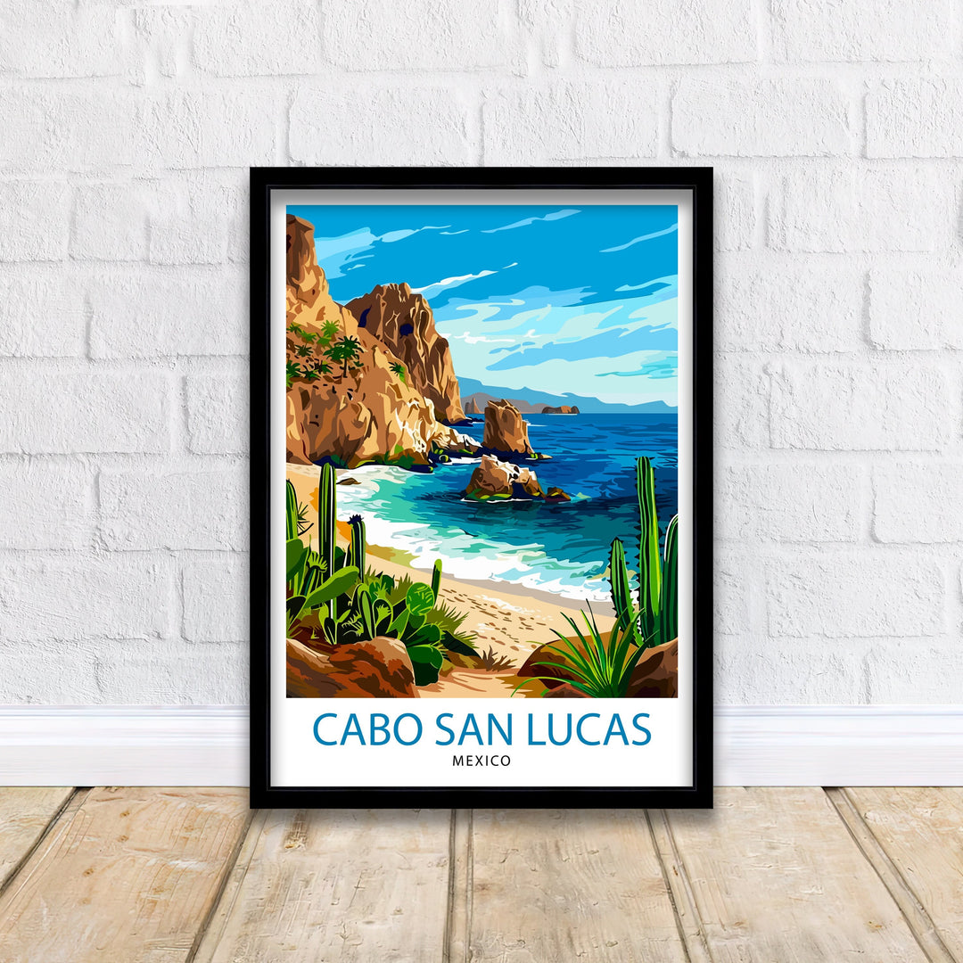 Cabo San Lucas Travel Poster Cabo San Lucas