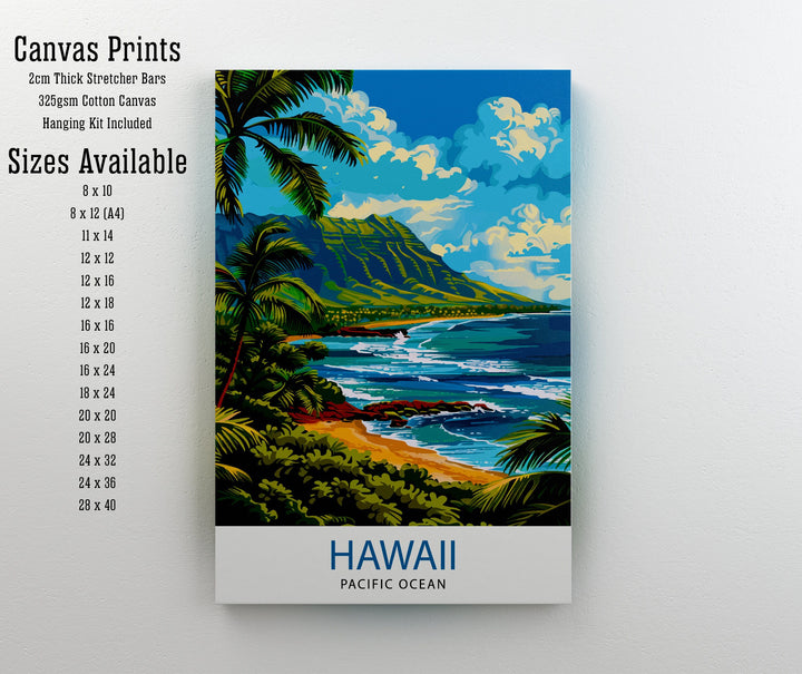 Hawaii Travel Poster Hawaii Poster Hawaii Wall Art Travel Poster Hawaii Poster Travel Poster Hawaii Travel Poster