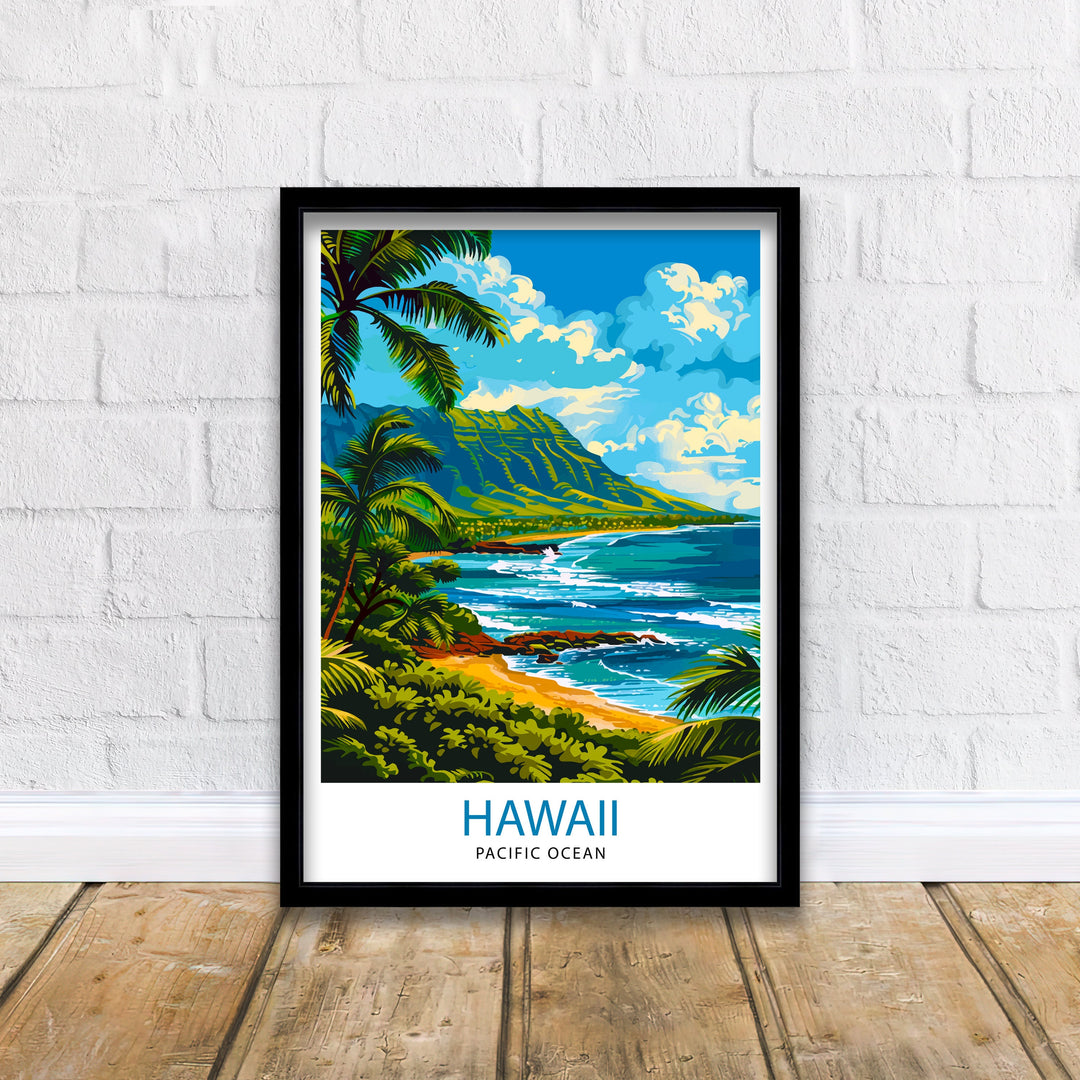 Hawaii Travel Poster Hawaii Poster Hawaii Wall Art Travel Poster Hawaii Poster Travel Poster Hawaii Travel Poster