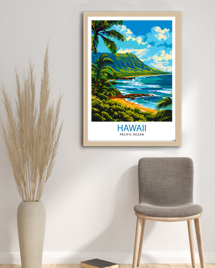 Hawaii Travel Poster Hawaii Poster Hawaii Wall Art Travel Poster Hawaii Poster Travel Poster Hawaii Travel Poster