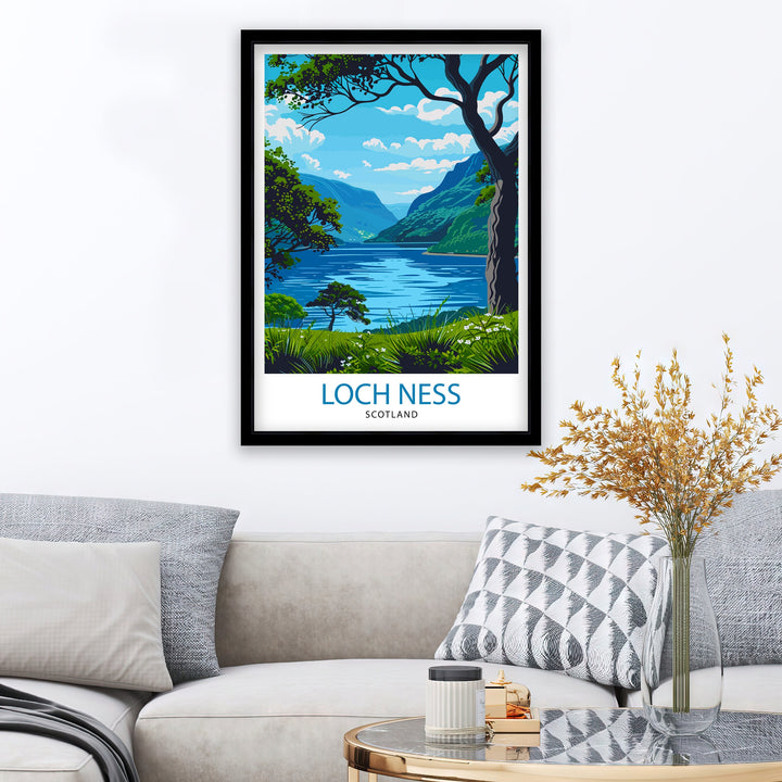 Loch Ness Travel Poster Loch Ness