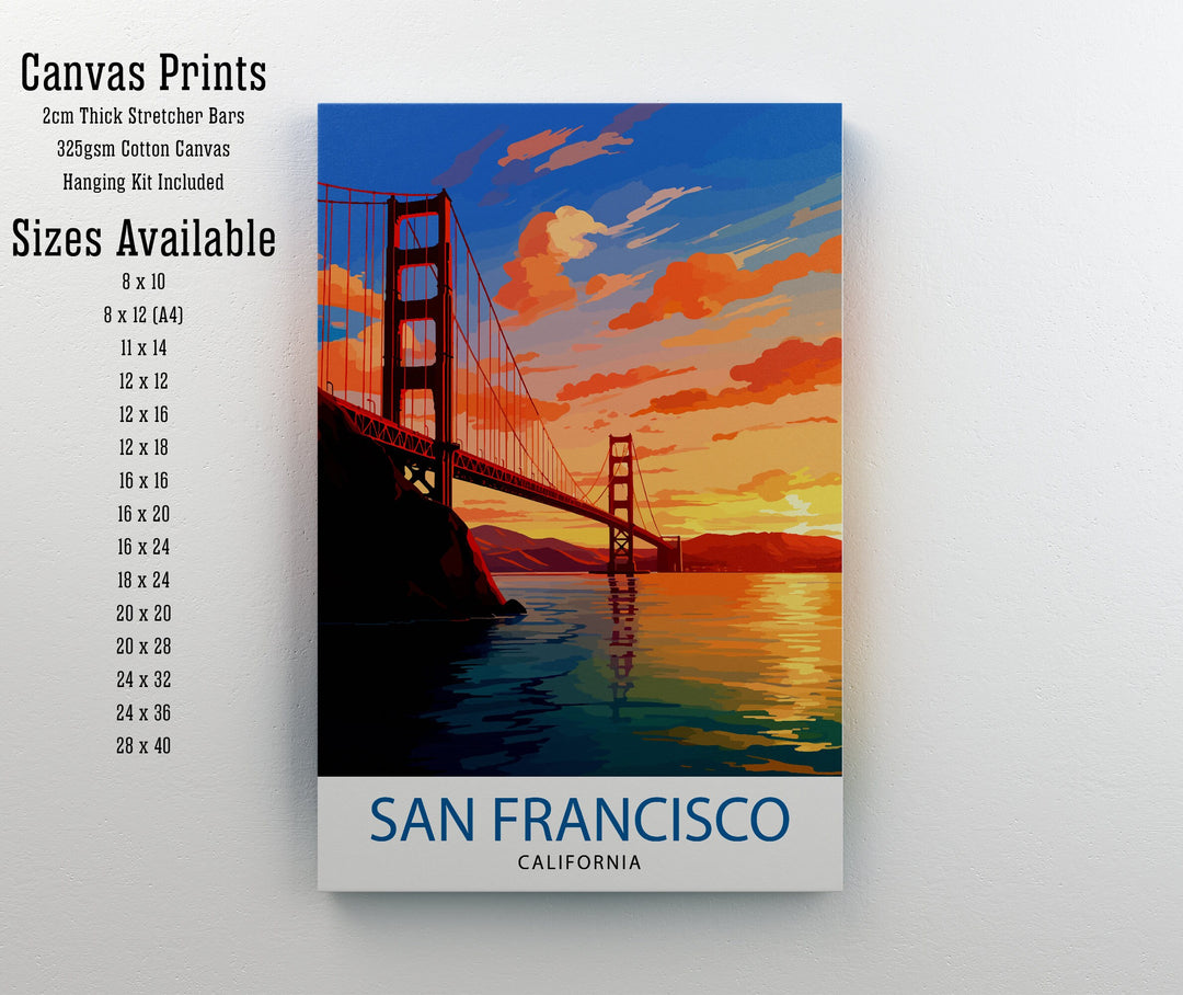 San Francisco Travel Poster