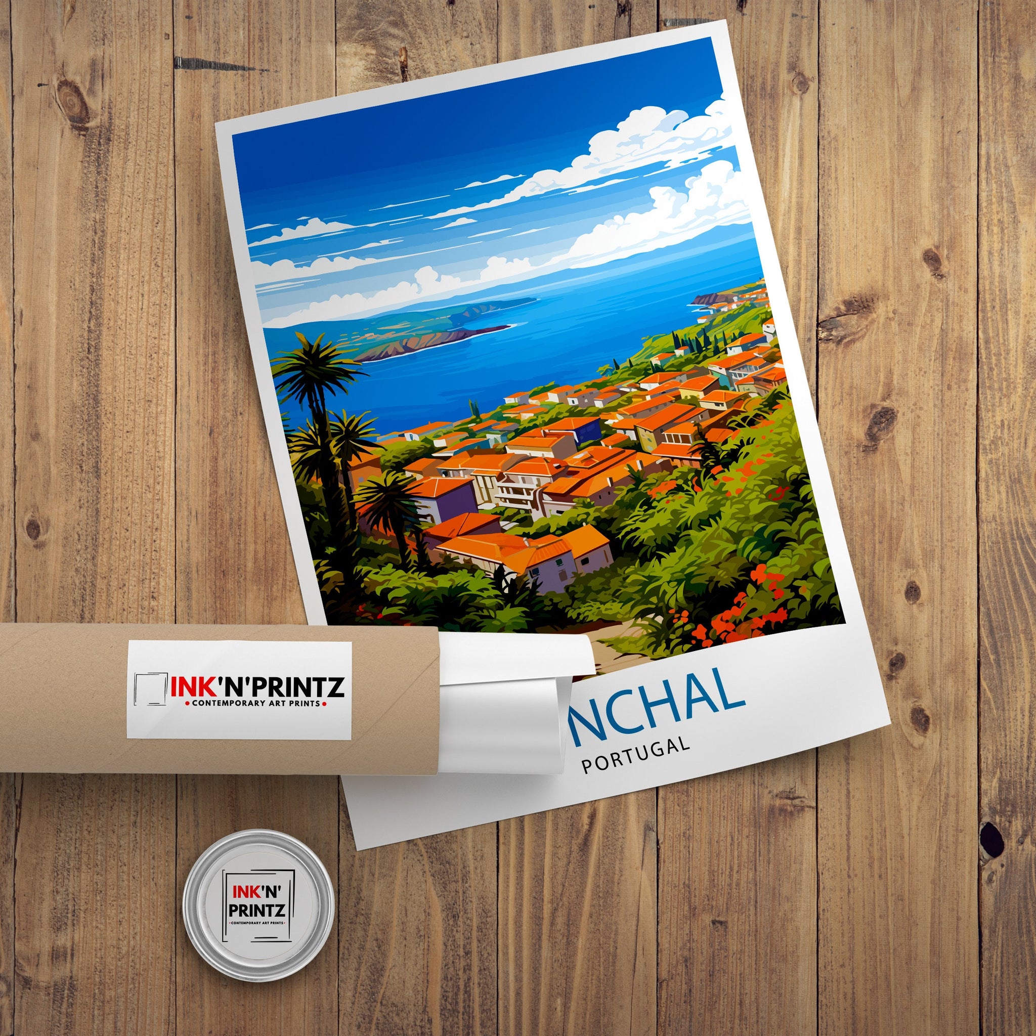 Funchal Portugal Print Funchal Wall Decor Funchal Poster Funchal Art Print Funchal Wall Art Gift for Funchal Travel Funchal Home Decor