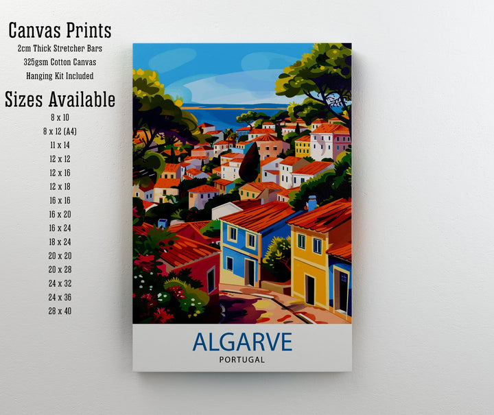 Algarve Portugal Travel Poster Algarve