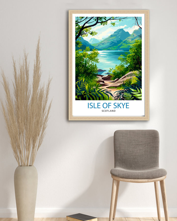 Isle of Skye Travel Poster Skye