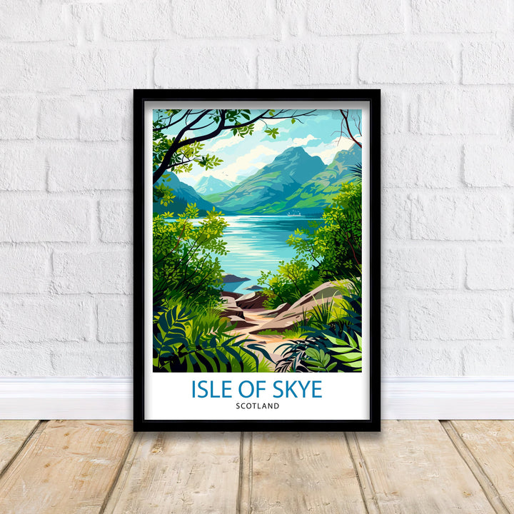 Isle of Skye Travel Poster Skye