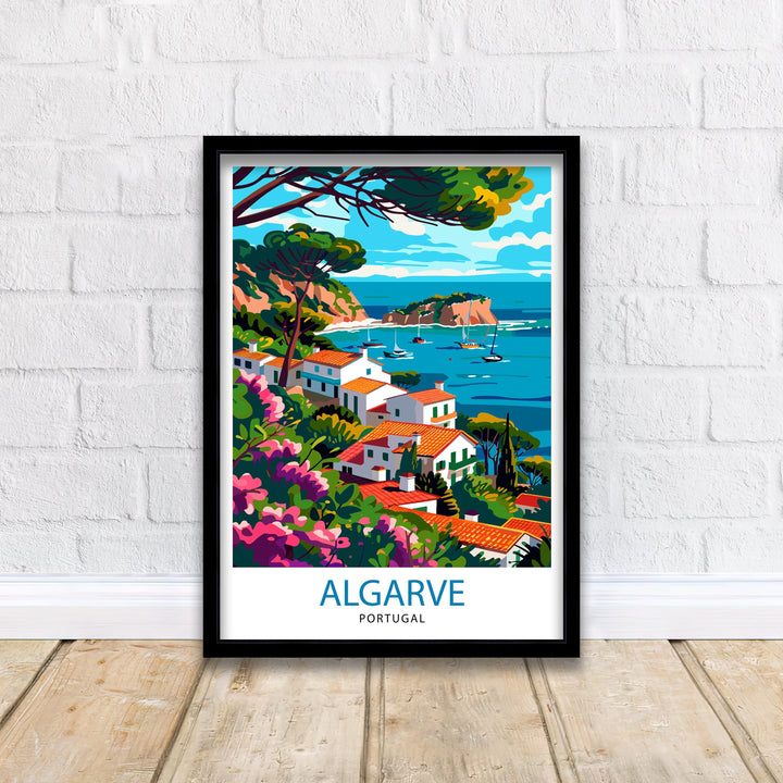 Algarve Portugal Travel Poster Algarve