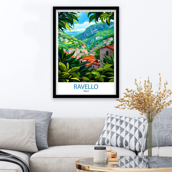 Ravello Italy Travel Poster Ravello