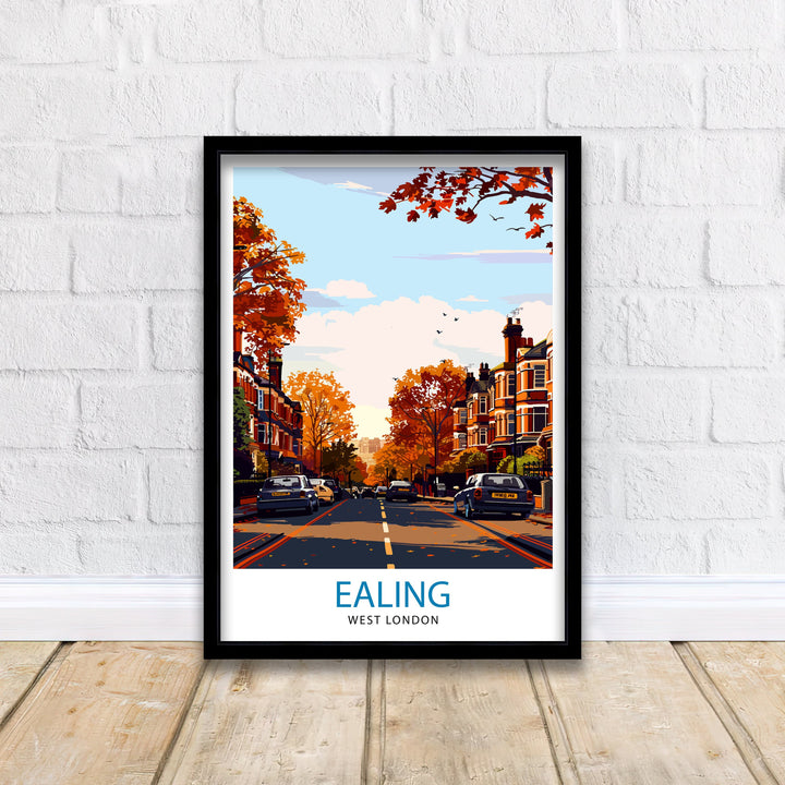 Ealing London Travel Poster Wall Art Ealing Wall Hanging Home Décor Ealing Gift Art Lovers London Art Lover Gift Poster Art