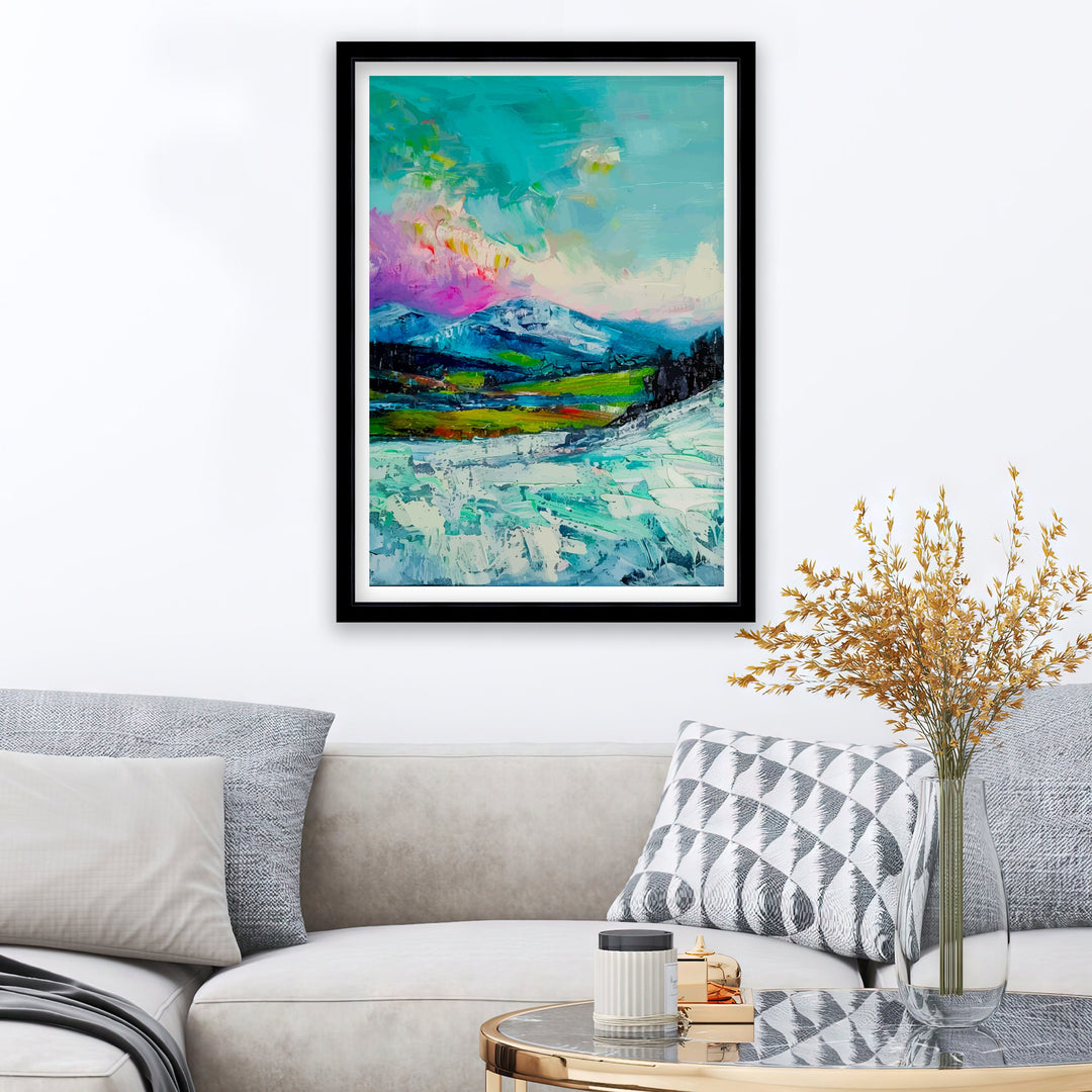 Pen y Fan Wales Abstract Poster Pen y Fan Wall Art Pen y Fan Home Living Decor Wales Illustration Travel Poster Gift Wales Home Decor