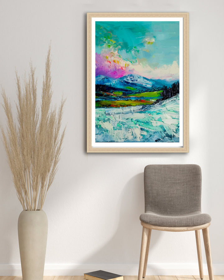 Pen y Fan Wales Abstract Poster Pen y Fan Wall Art Pen y Fan Home Living Decor Wales Illustration Travel Poster Gift Wales Home Decor