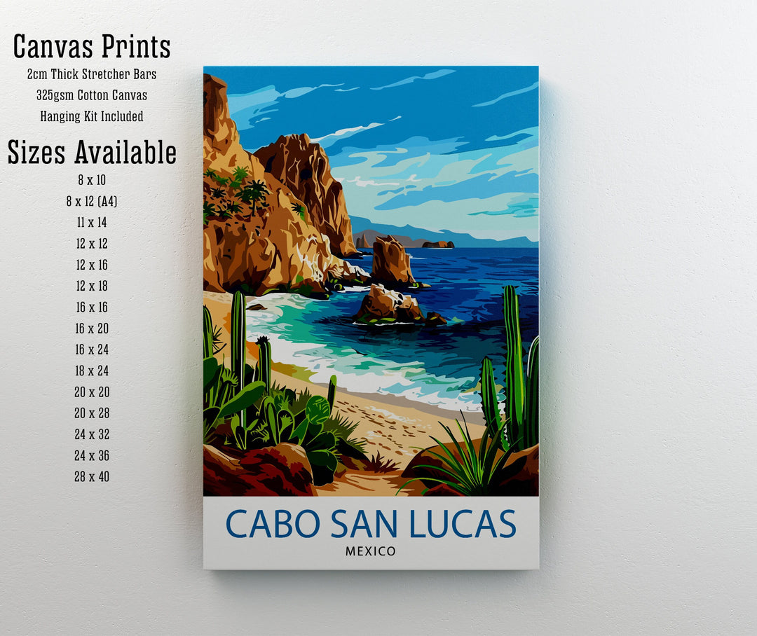 Cabo San Lucas Travel Poster Cabo San Lucas