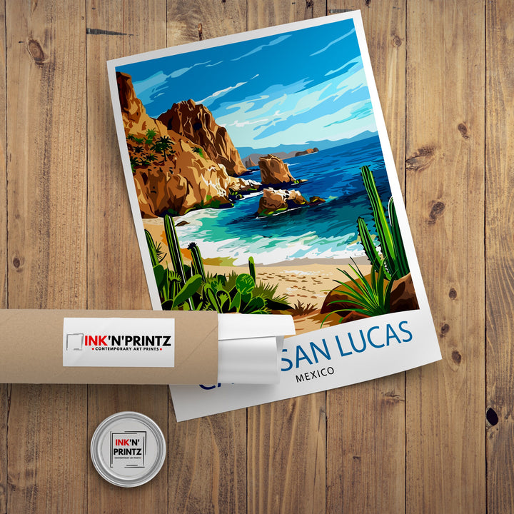 Cabo San Lucas Travel Poster Cabo San Lucas