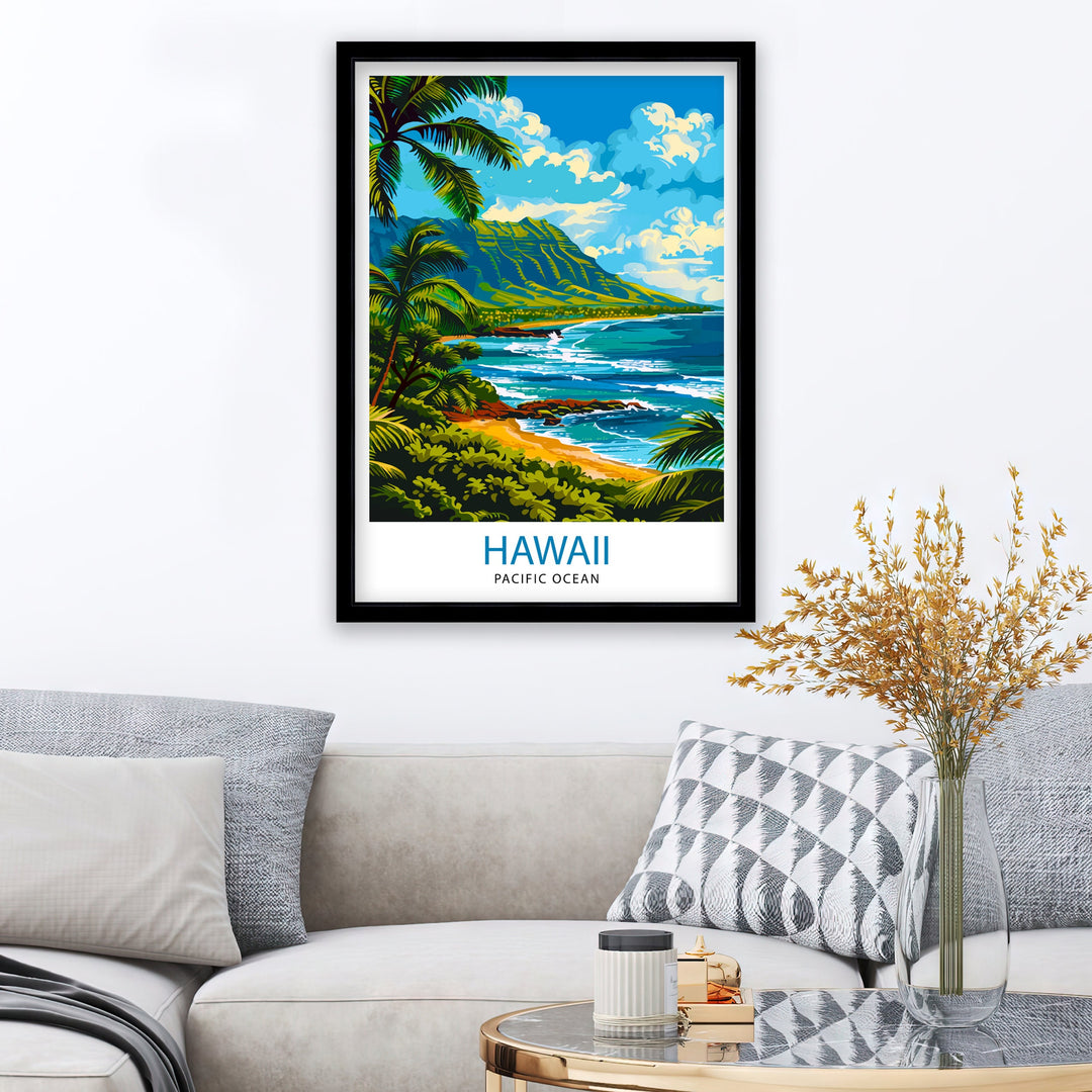 Hawaii Travel Poster Hawaii Poster Hawaii Wall Art Travel Poster Hawaii Poster Travel Poster Hawaii Travel Poster