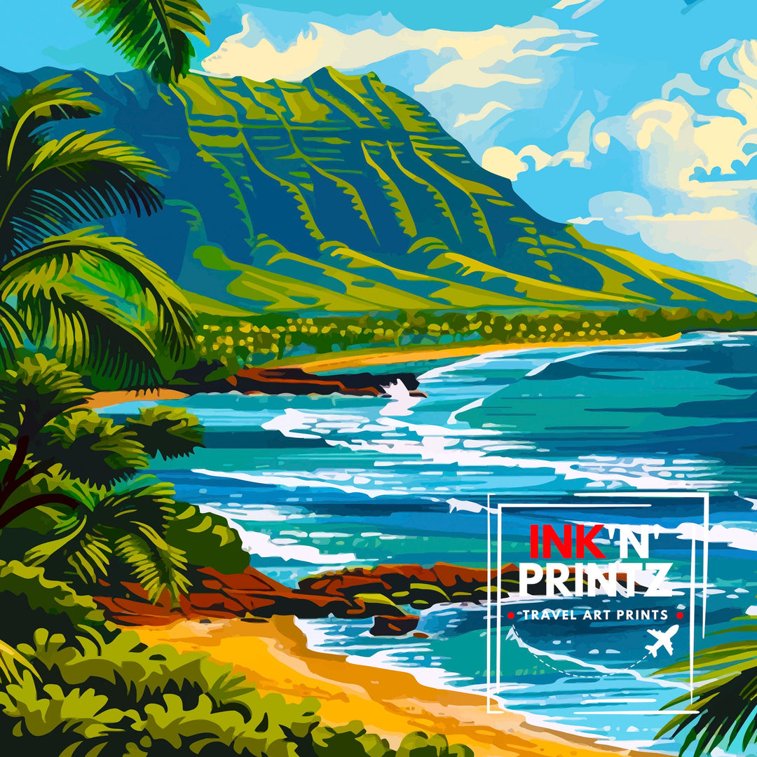 Hawaii Travel Poster Hawaii Poster Hawaii Wall Art Travel Poster Hawaii Poster Travel Poster Hawaii Travel Poster